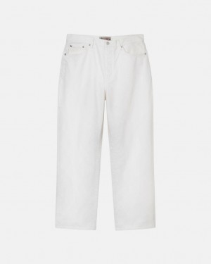 Beige Women's Stussy Classic Jean Overdyed Pants KSA | EZR-2627