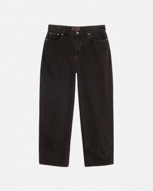 Black Men's Stussy Big Ol' Jean Denim KSA | HTR-9462