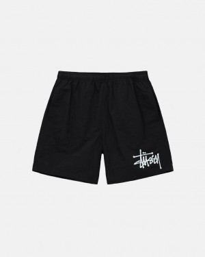 Black Women's Stussy Water Short Big Basic Shorts KSA | XLX-7766