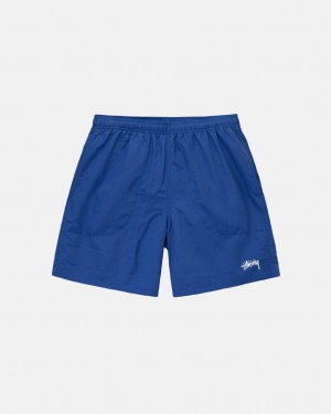 Blue Men's Stussy Water Short Stock Shorts KSA | MKJ-6647