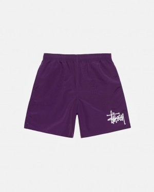 Fuchsia Women's Stussy Big Basic Water Short Swimwear KSA | UOM-6376