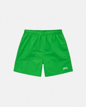 Green Men's Stussy Water Short Stock Shorts KSA | YQI-3102