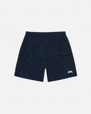 Navy Women's Stussy Stock Water Short Swimwear KSA | BME-2092