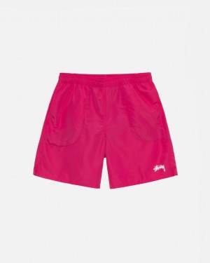 Pink Men's Stussy Water Short Stock Shorts KSA | UUX-4766