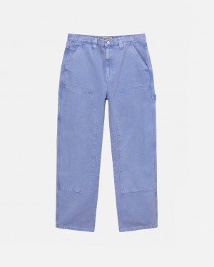 Purple Women's Stussy Work Pant Canvas Pants KSA | YKM-6338