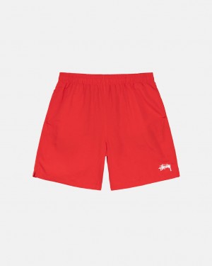 Red Women's Stussy Stock Water Short Swimwear KSA | HYS-6725