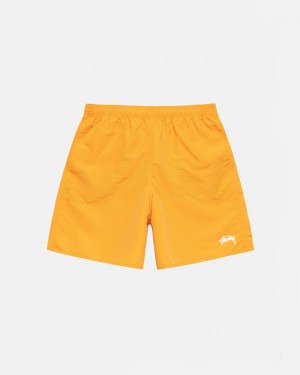 Yellow Men's Stussy Stock Water Short Swimwear KSA | XYS-1333