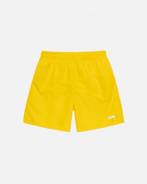 Yellow Men's Stussy Water Short Stock Shorts KSA | BFN-3528