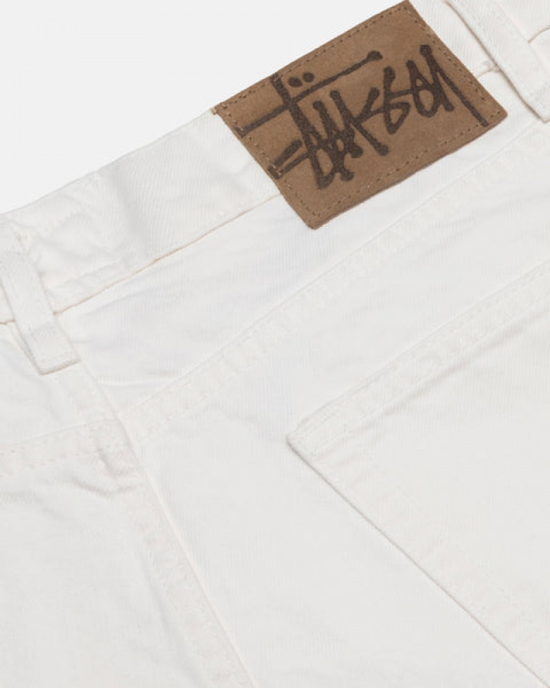 Beige Men's Stussy Classic Jean Overdyed Pants KSA | QLM-4301