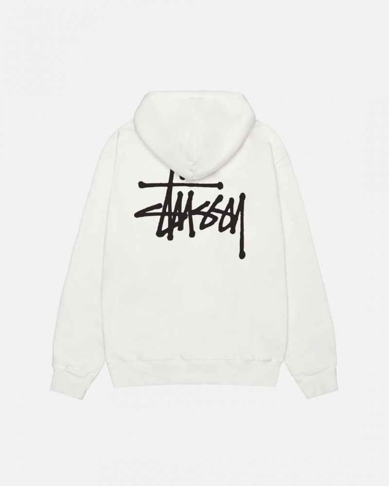 Beige Women\'s Stussy Basic Stussy Hoodie Pigment Dyed Hoodie KSA | MMA-4099