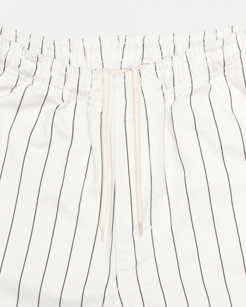 Beige Women's Stussy Brushed Beach Shorts KSA | HZY-9177