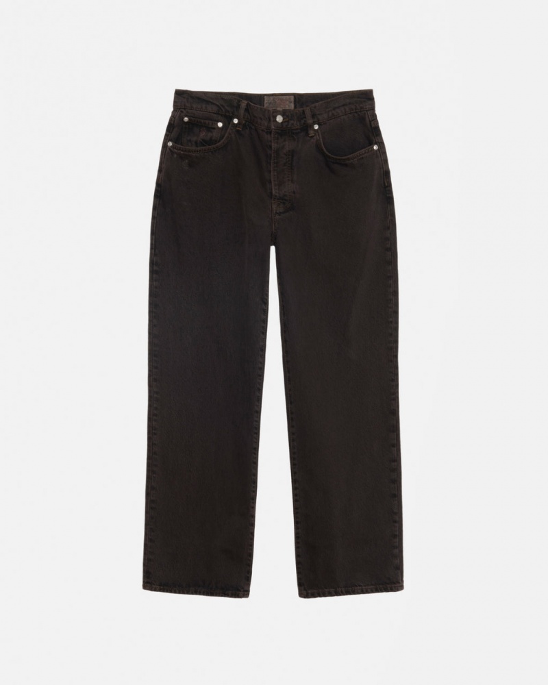 Black Men\'s Stussy Classic Jean Denim Pants KSA | BGG-6258