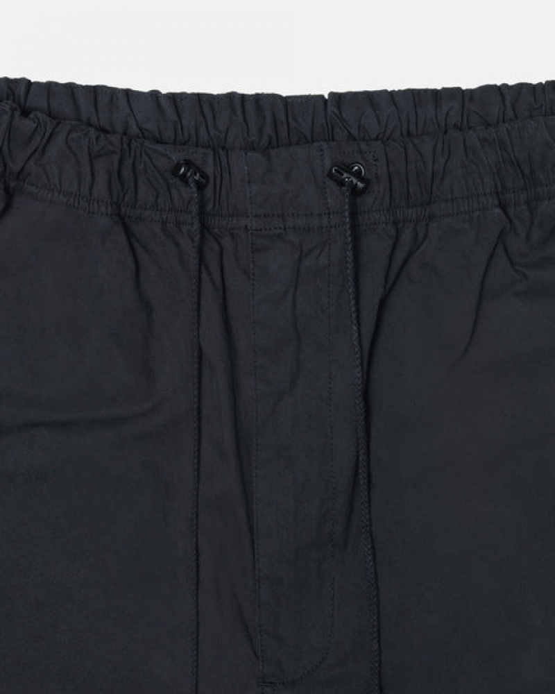 Black Men's Stussy Nyco Over Trousers Pants KSA | OTH-6604