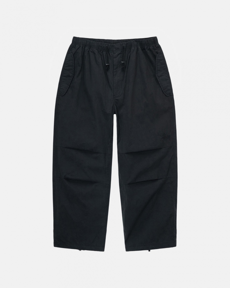 Black Men\'s Stussy Nyco Over Trousers Pants KSA | OTH-6604