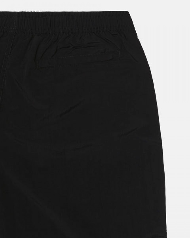 Black Men's Stussy Water Short Big Basic Shorts KSA | TXW-8974