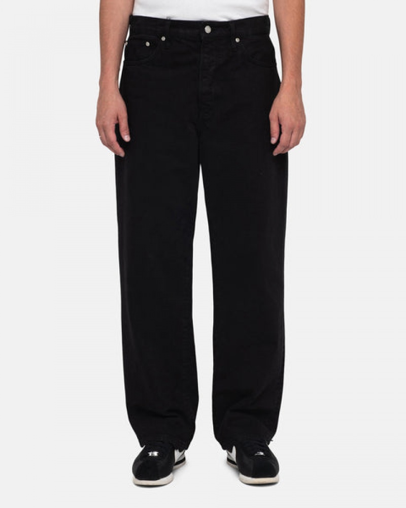 Black Women's Stussy Classic Jean Overdyed Pants KSA | DWG-6461