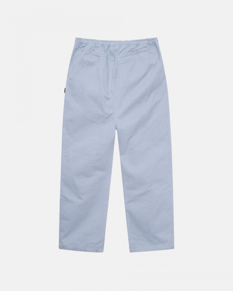 Blue Men's Stussy Brushed Beach Pants KSA | JXX-5236