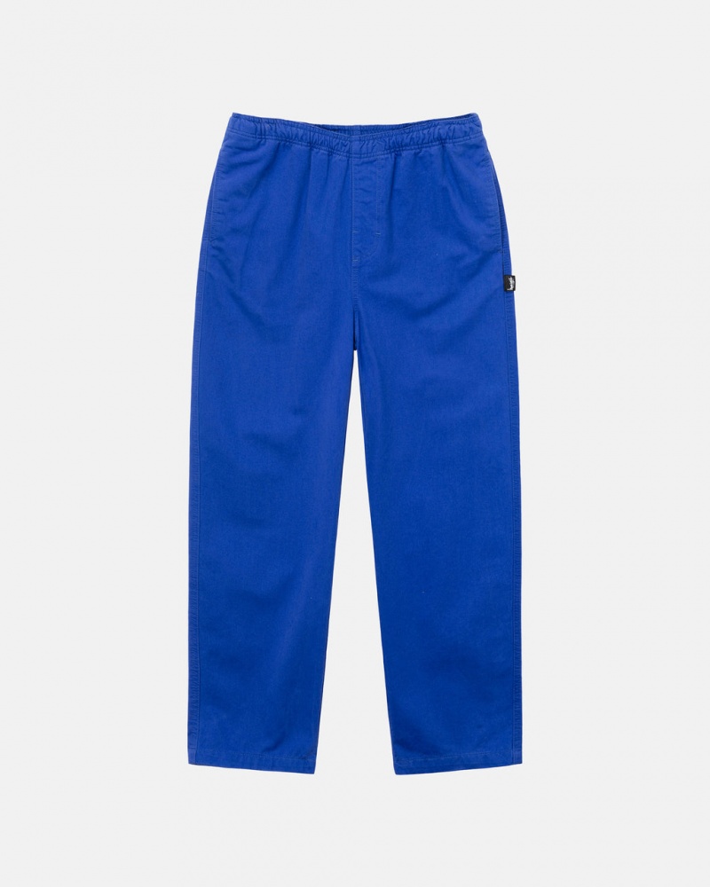 Blue Men\'s Stussy Brushed Beach Pant Swimwear KSA | XNG-9583