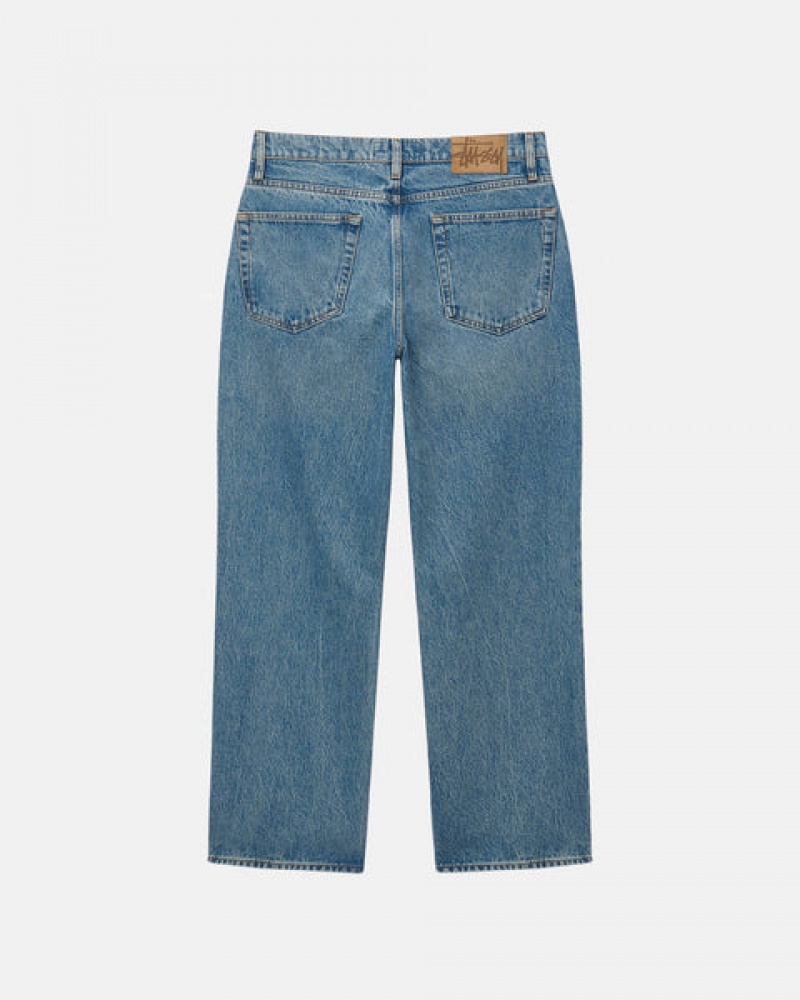 Blue Men's Stussy Classic Jean Denim KSA | ZRD-4319