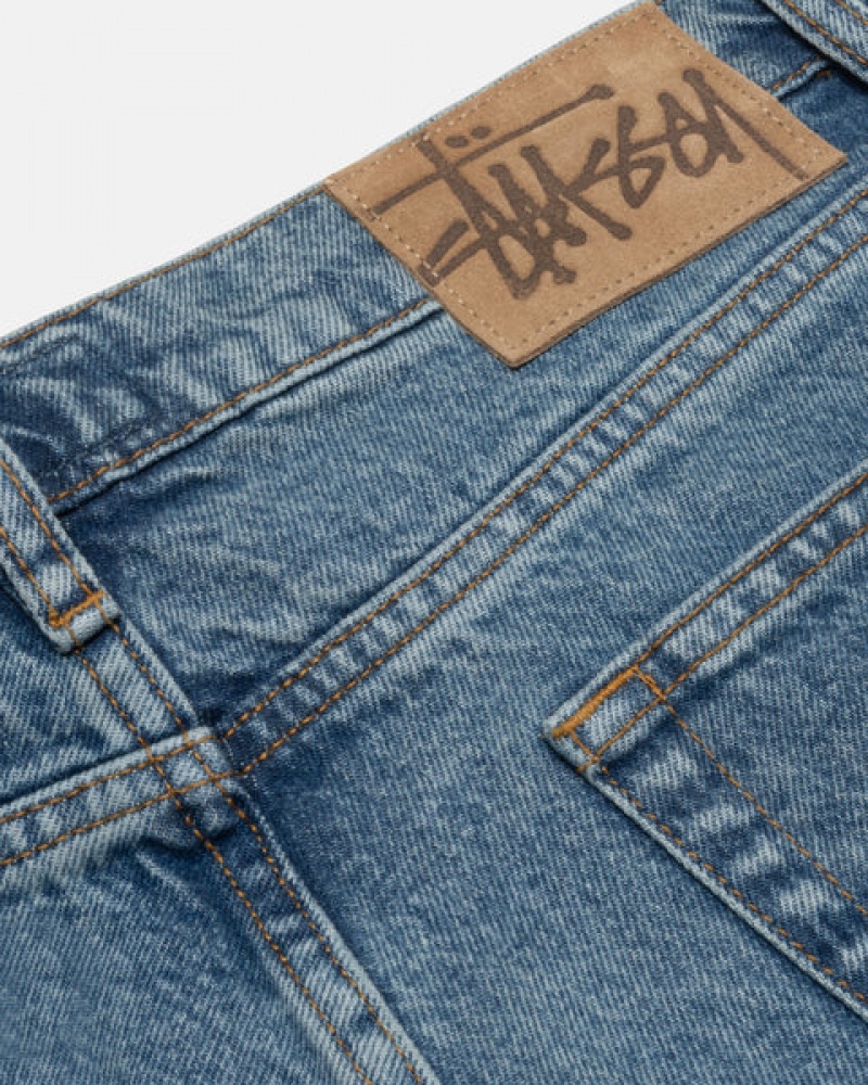 Blue Men's Stussy Classic Jean Denim KSA | ZRD-4319