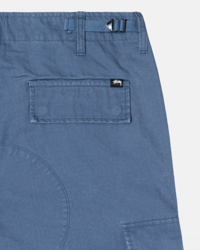 Blue Women's Stussy Ripstop Surplus Cargo Pants KSA | FLR-4071