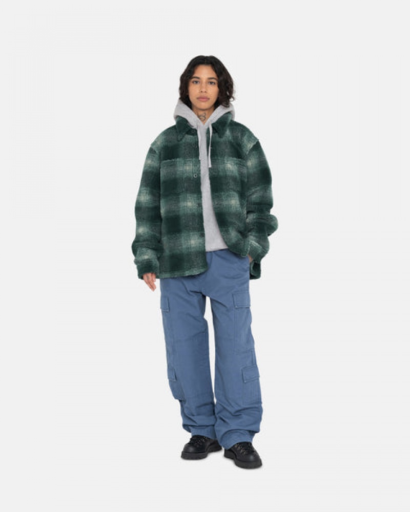 Blue Women's Stussy Ripstop Surplus Cargo Pants KSA | FLR-4071