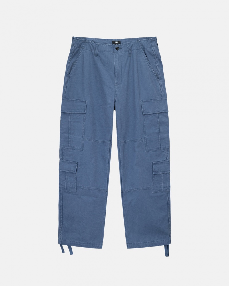 Blue Women\'s Stussy Ripstop Surplus Cargo Pants KSA | FLR-4071