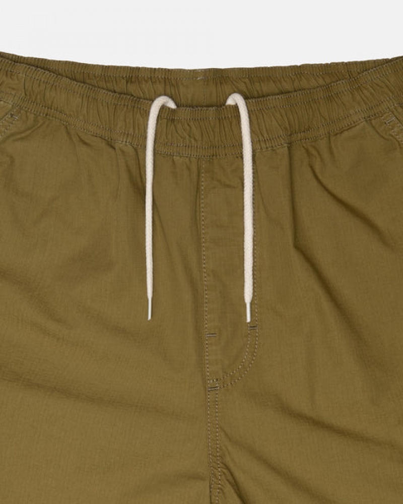 Brown Men's Stussy Beach Pant Ripstop Cargo Pants KSA | WXA-1652