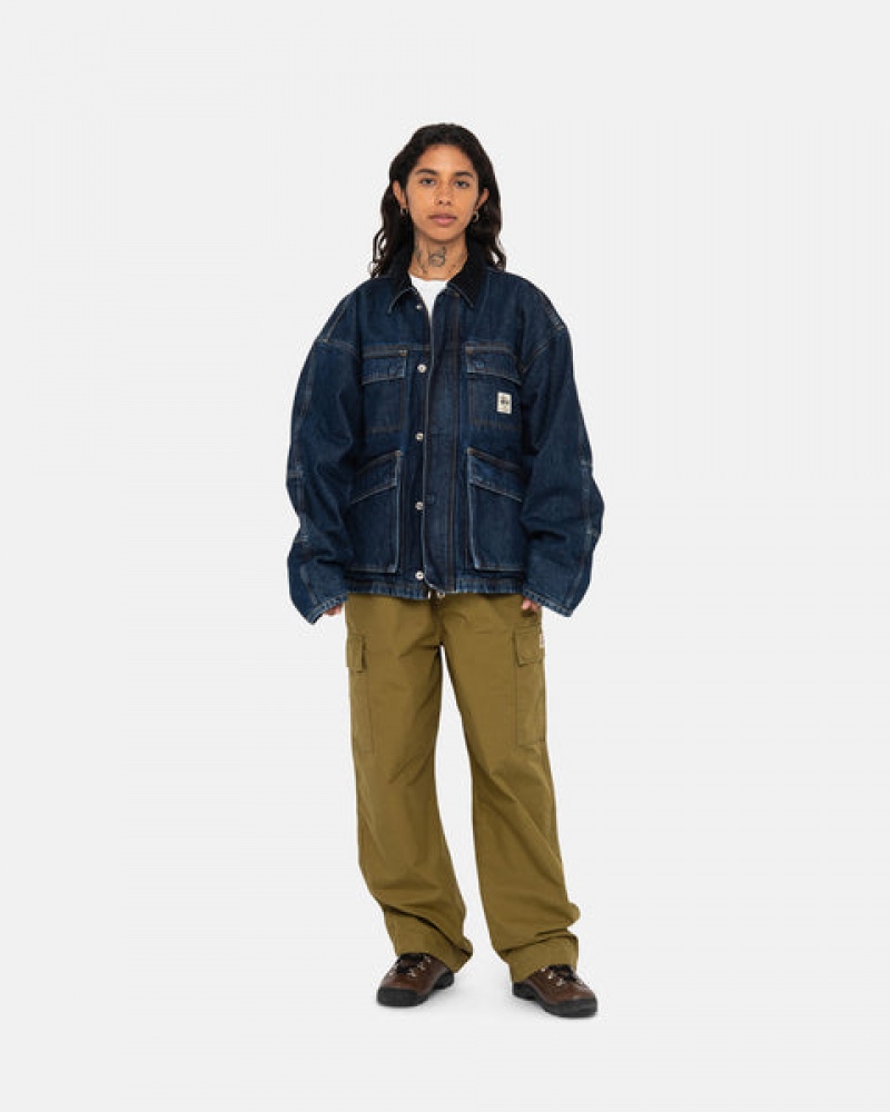 Brown Men's Stussy Beach Pant Ripstop Cargo Pants KSA | WXA-1652