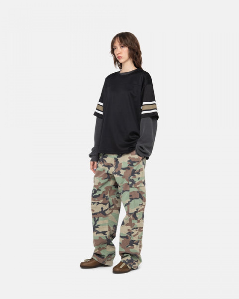 Camo Women's Stussy Surplus Cargo Ripstop Pants KSA | CWN-3327