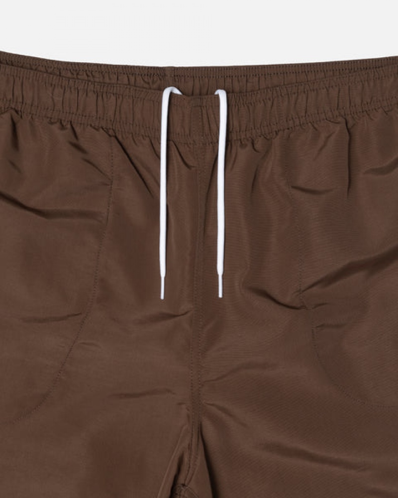 Coffee Men's Stussy Big Basic Water Short Swimwear KSA | HWB-6469