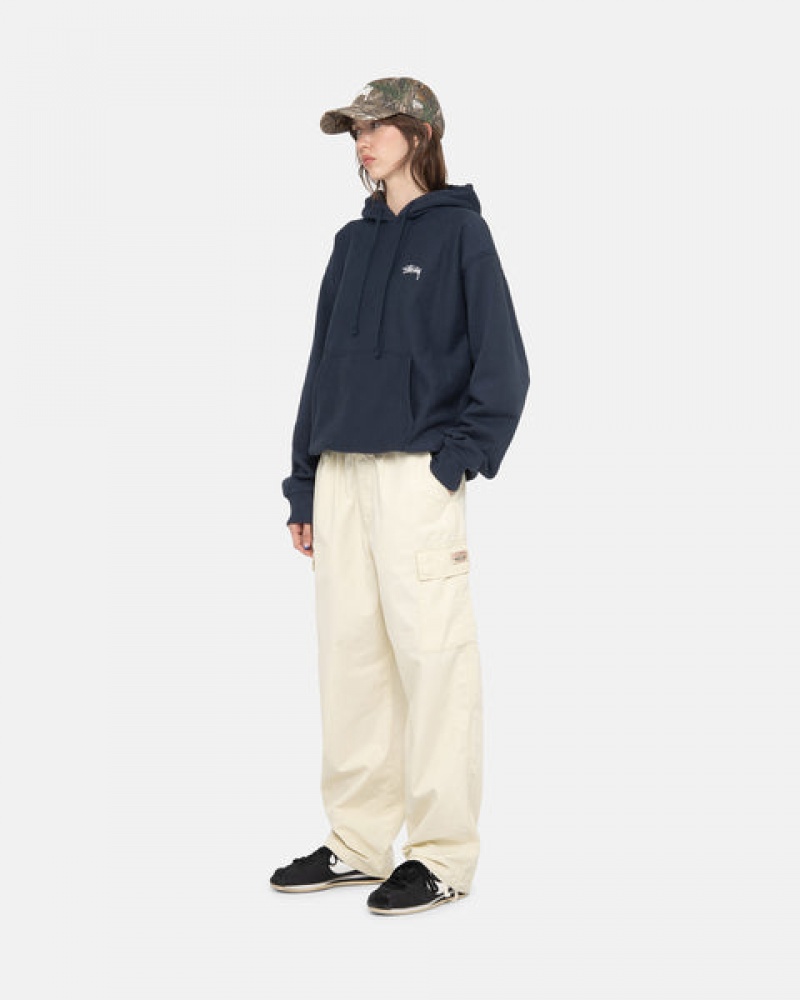 Cream Men's Stussy Beach Pant Ripstop Cargo Pants KSA | COY-8886