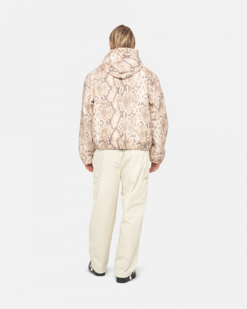 Cream Women's Stussy Beach Pant Ripstop Cargo Pants KSA | OFV-3029