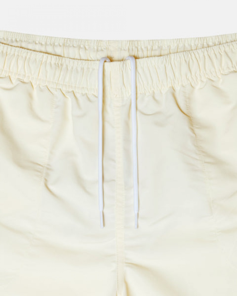 Cream Women's Stussy Big Basic Water Short Swimwear KSA | DPU-9141