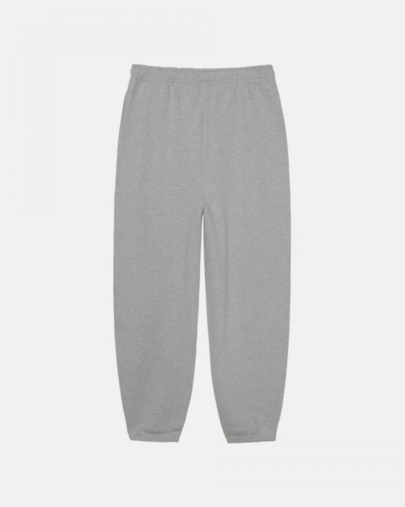 Dark Grey Men's Stussy Fleece Pant Sweatpants KSA | KUP-2842