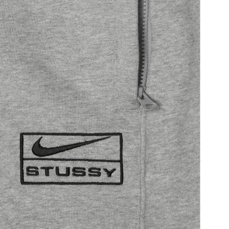 Dark Grey Men's Stussy Fleece Pant Sweatpants KSA | KUP-2842