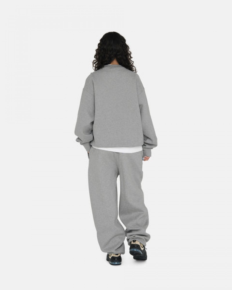 Dark Grey Men's Stussy Fleece Pant Sweatpants KSA | KUP-2842