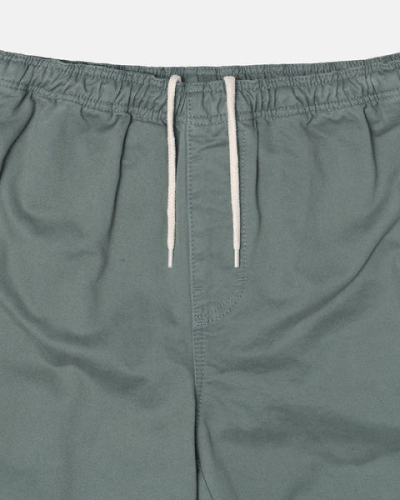 Green Women's Stussy Brushed Beach Pants KSA | YTN-0418