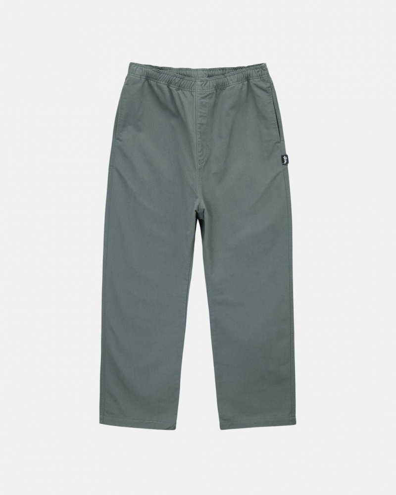 Green Women\'s Stussy Brushed Beach Pants KSA | YTN-0418