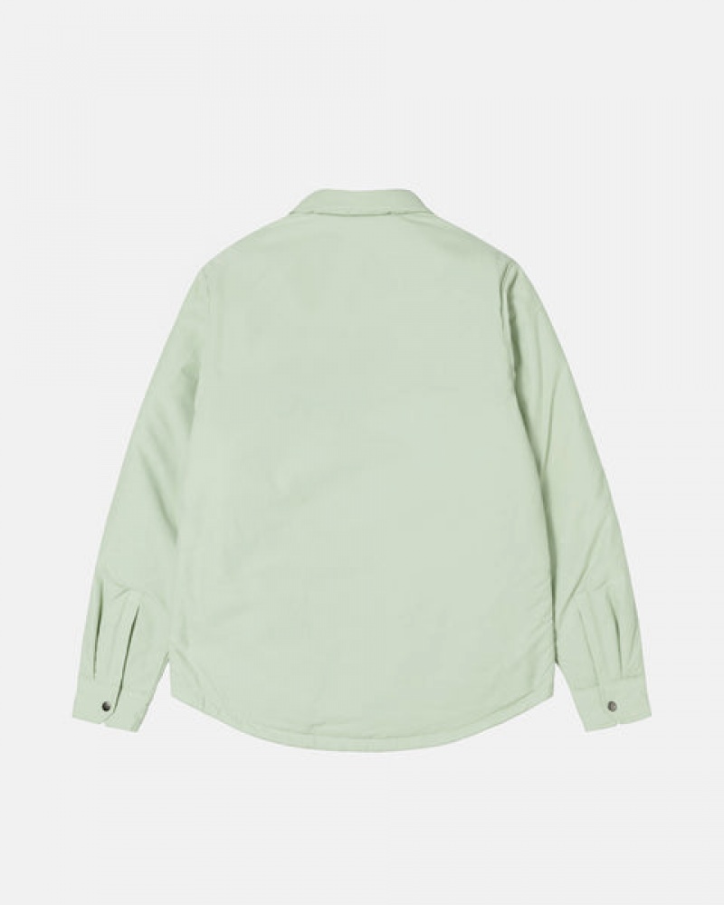 Green Women's Stussy Padded Tech Over Shirts KSA | ATY-4535