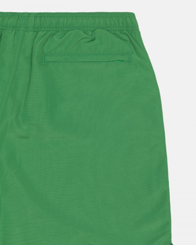 Green Women's Stussy Water Short Big Basic Shorts KSA | LVS-7936