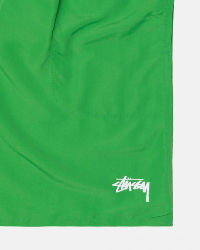 Green Women's Stussy Water Short Stock Shorts KSA | YJP-0334