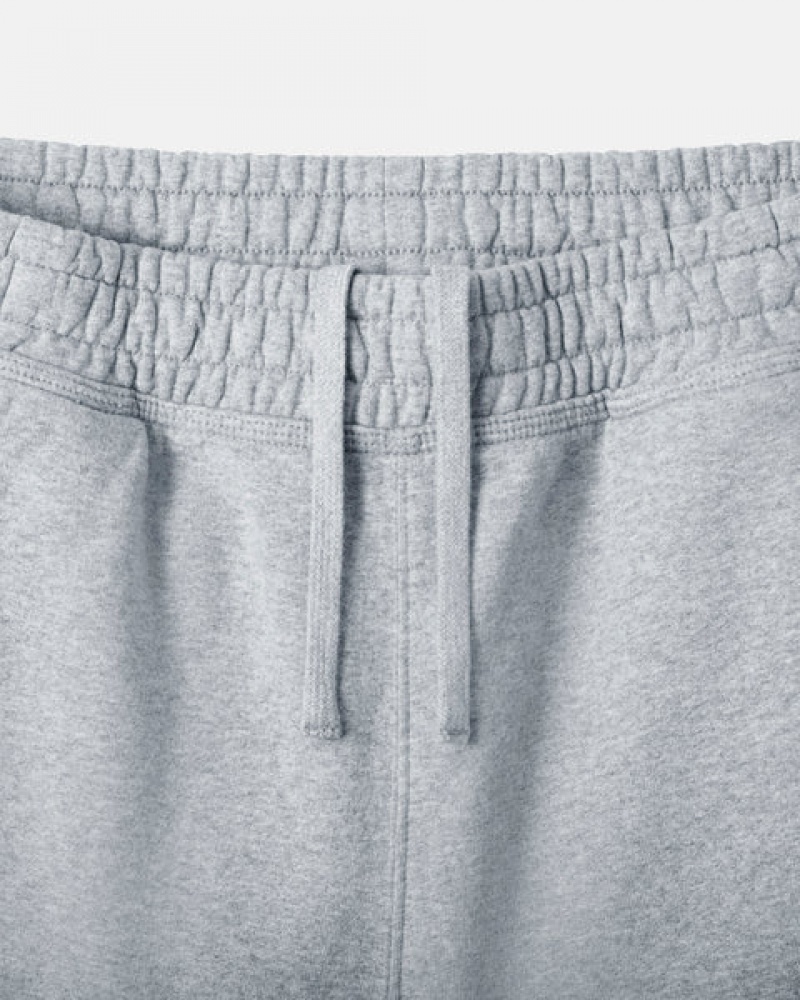 Grey Women's Stussy Stock Logo Sweat Short Sweatshorts KSA | RRZ-1611