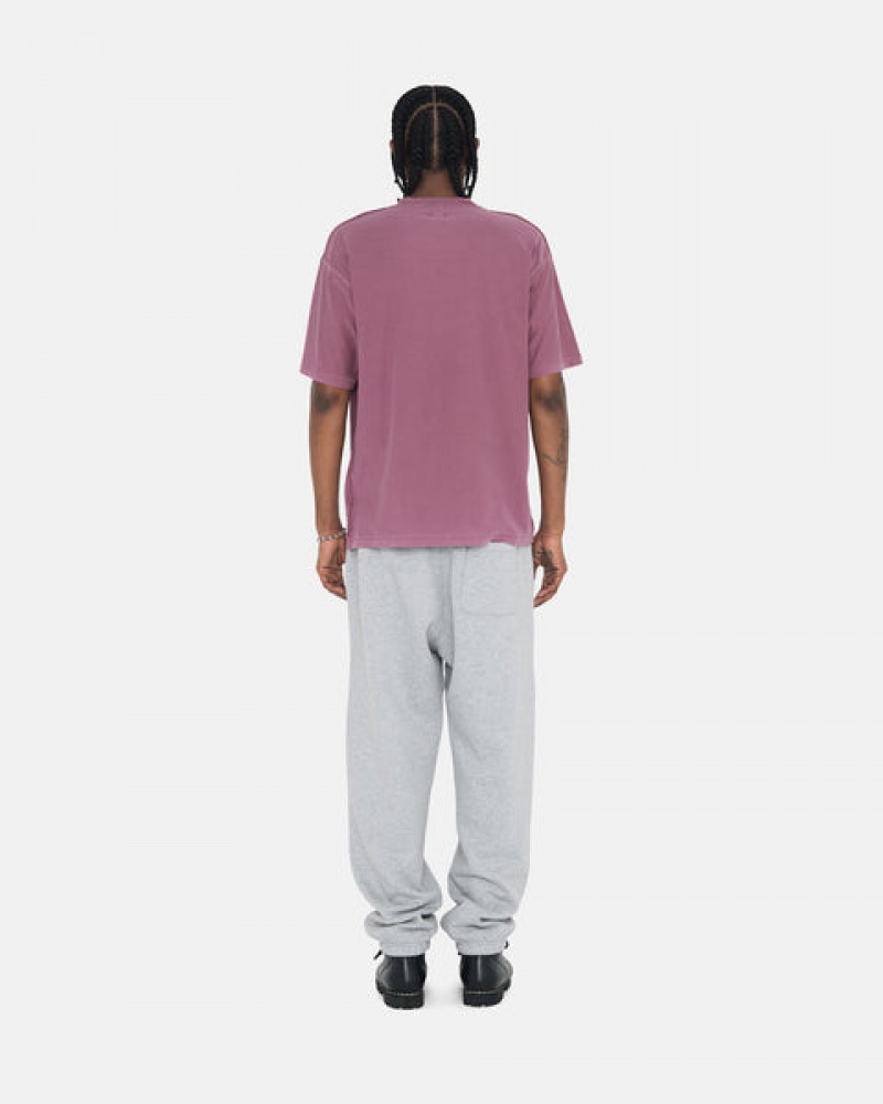 Grey Women's Stussy Stock Logo Sweatpants KSA | NLH-6741