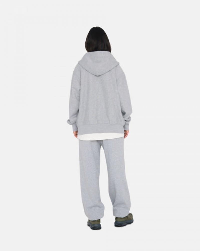 Grey Women's Stussy Stock Logo Sweatpants KSA | NLH-6741