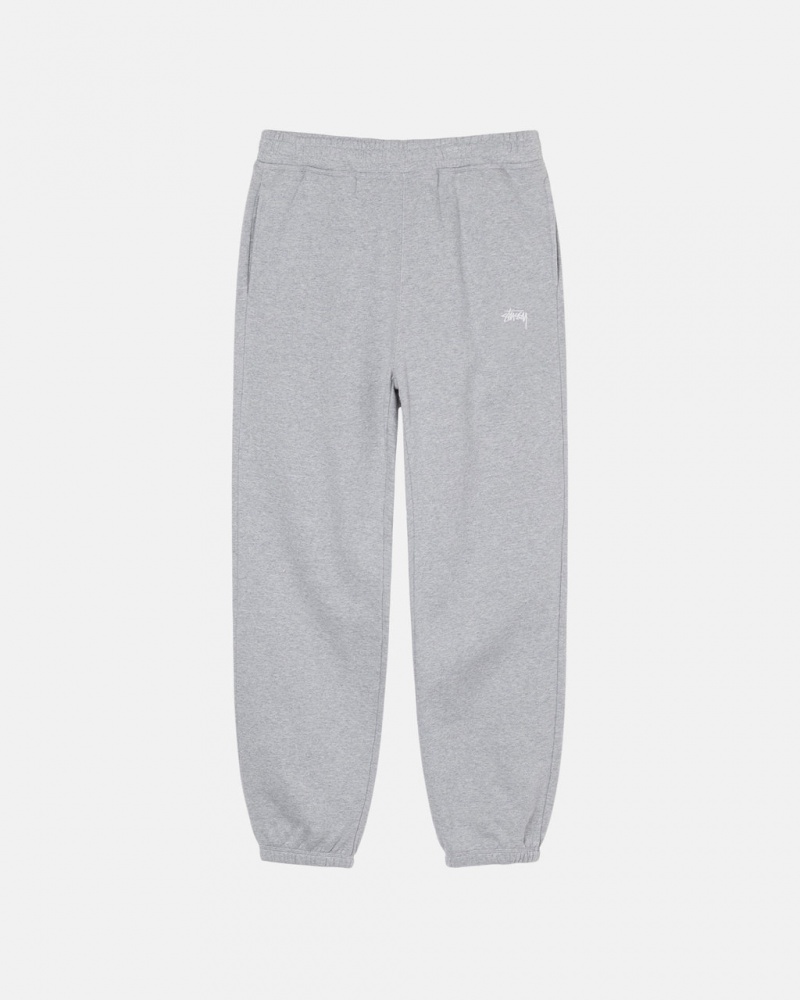 Grey Women\'s Stussy Stock Logo Sweatpants KSA | NLH-6741