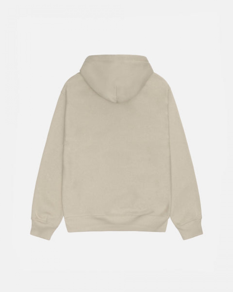 Khaki Men's Stussy Soda Can Hoodie KSA | ZKU-6369