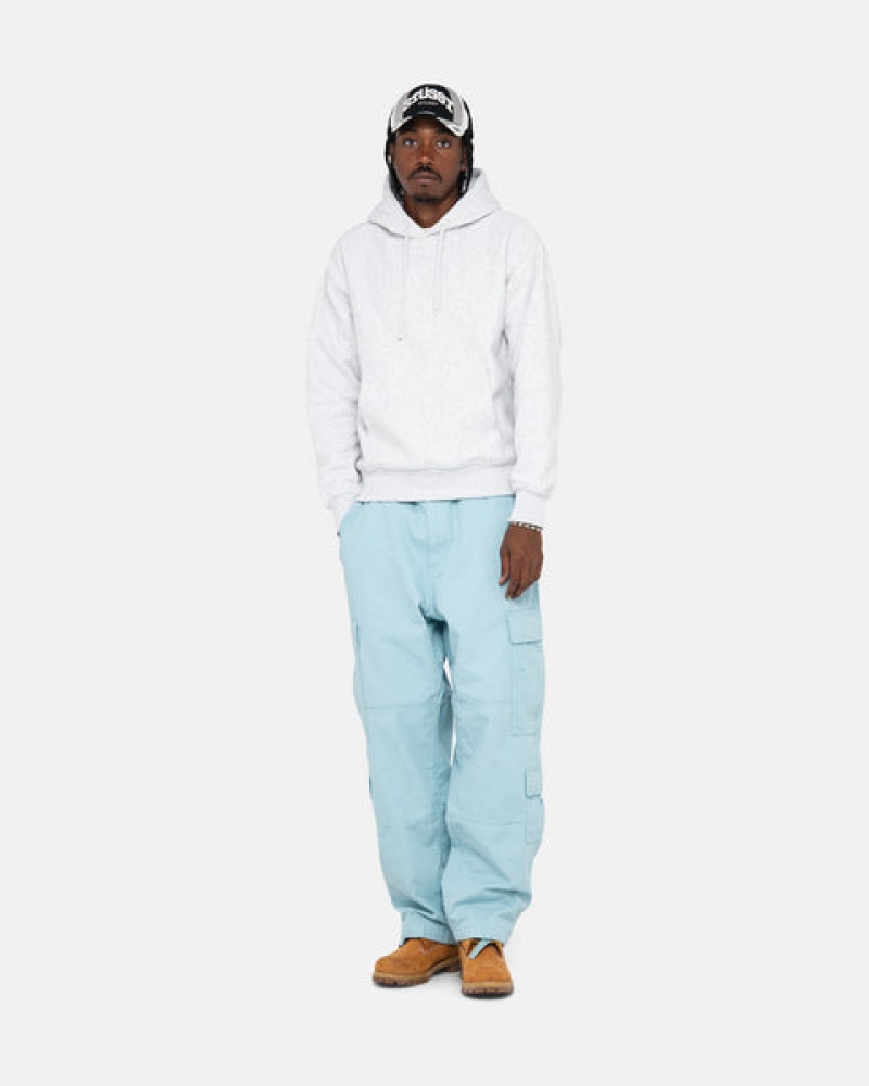 Light Blue Men's Stussy Surplus Cargo Ripstop Pants KSA | CCS-7934