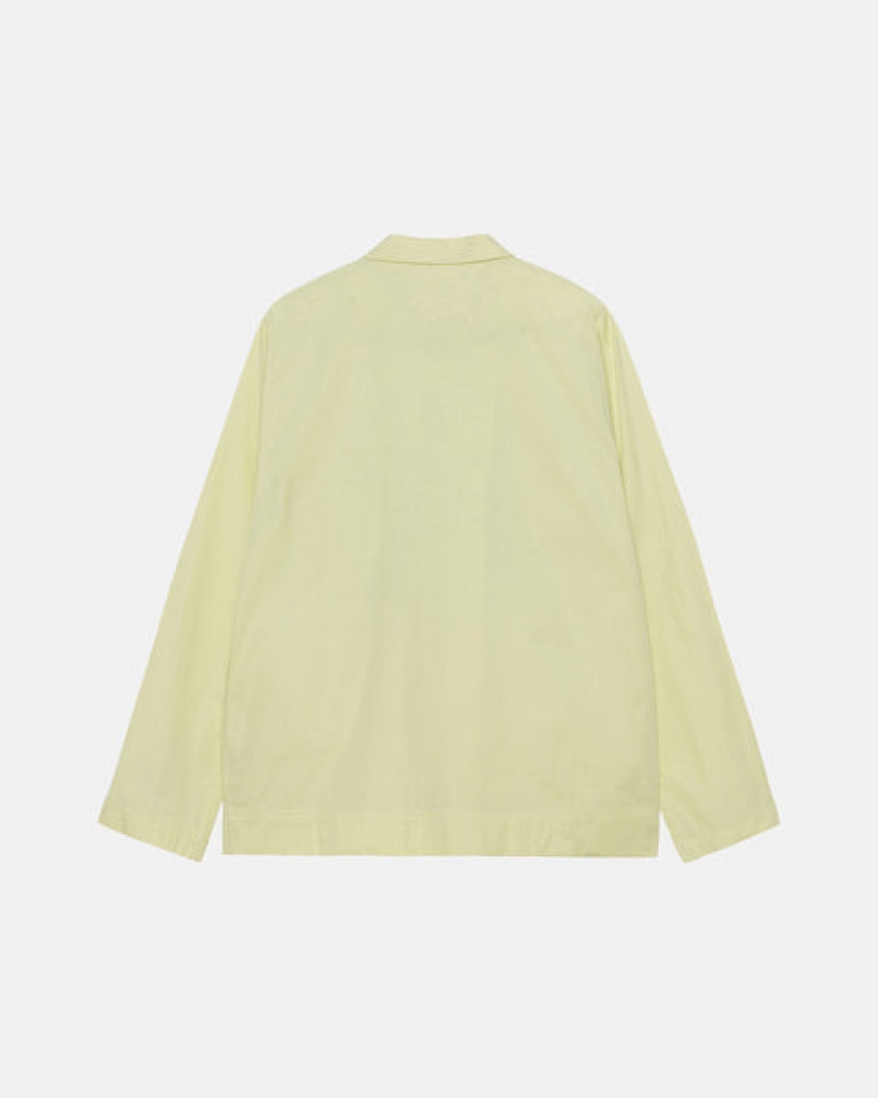 Light Green Women's Stussy Tekla Poplin Pyjama Shirts KSA | VAN-3076