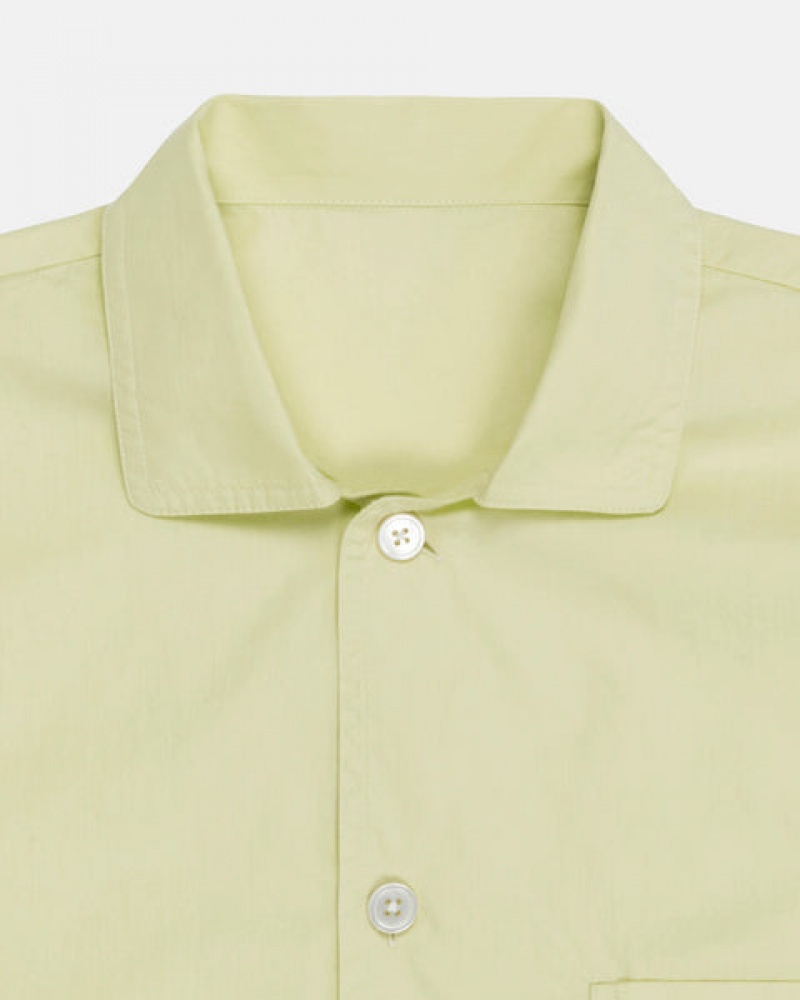 Light Green Women's Stussy Tekla Poplin Pyjama Shirts KSA | VAN-3076